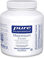 Pure Encapsulations Magnesium (Citrate) / Магний Цитрат 180 капс