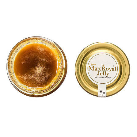 Max Royal Jelly мед з маточним молочком і прополісом 240 г, аналог Апіток (Тенторіум), фото 2