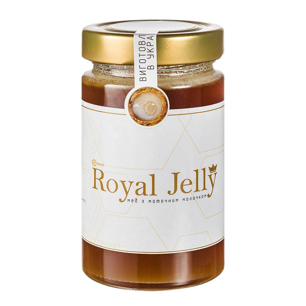 Royal Jelly мед з маточним молочком 390 г, аналог Апітонус (Тенторіум)