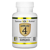 Витамины для укрепления иммунитета, Immune4 California Gold Nutrition,60 капсул