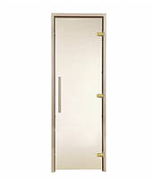 Дверь GREUS Premium сауна 80х200 бронза матовая