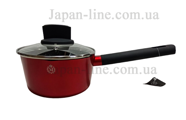 Ківш Meisterklasse MK-1054 red marble 16 см. 1,3 л.