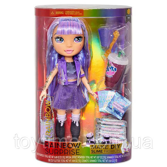 УЦІНКА! Набір Rainbow Surprise Rainbow High фіолетова лялька /Rainbow Surprise Rainbow High — Amethyst Rae