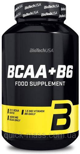 BCAA амінокислоти BiotechUSA BCAA+B6 100 Tabs