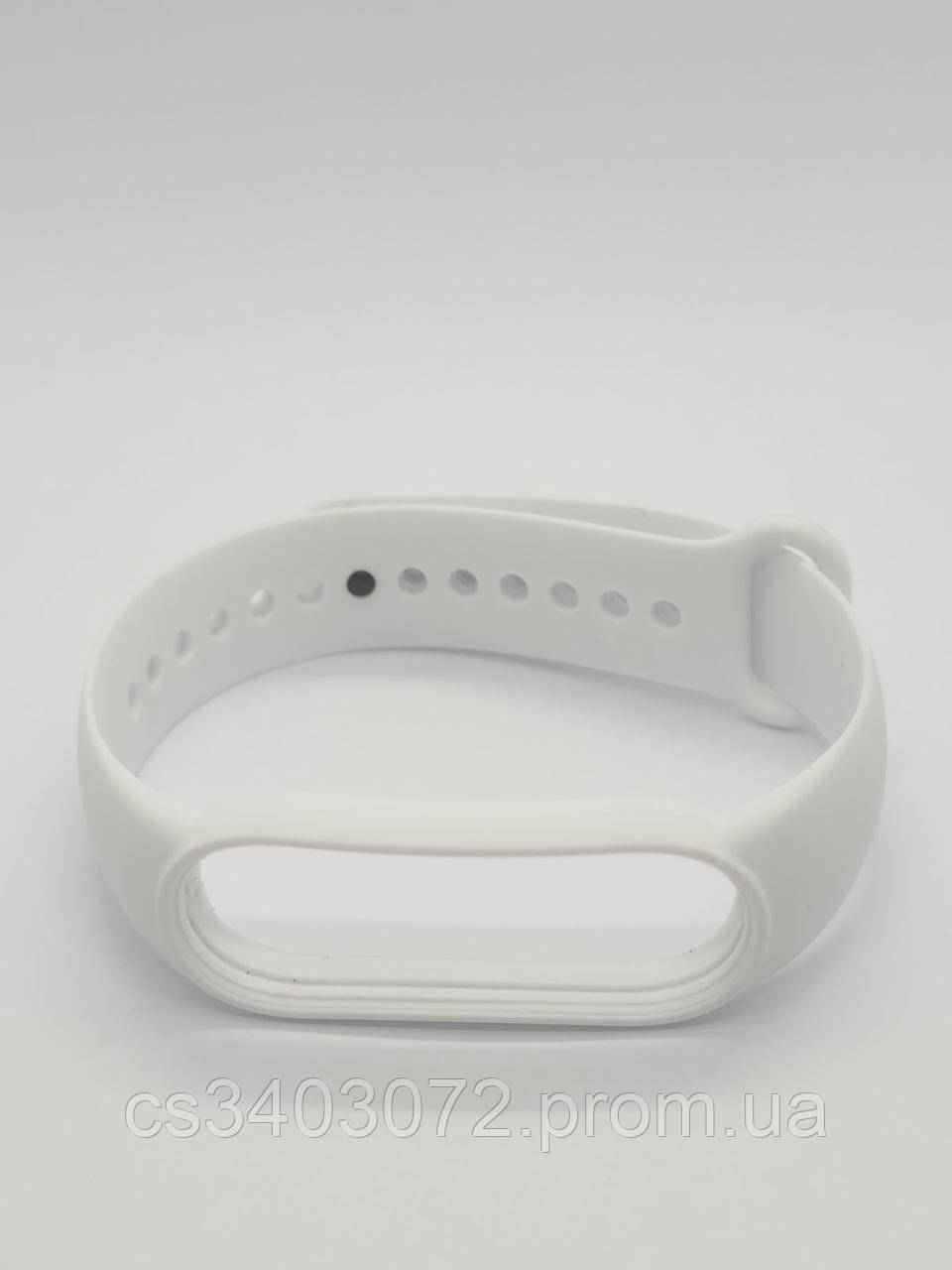 Білий ремінець для фітнес браслетів Xiaomi Mi Band 5