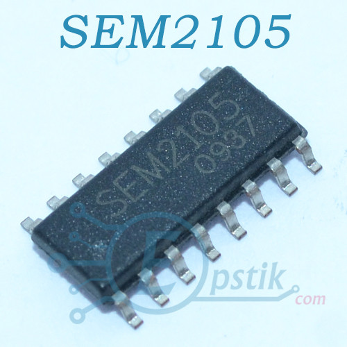 SEM2105, LED драйвер підсвітки, SOP16