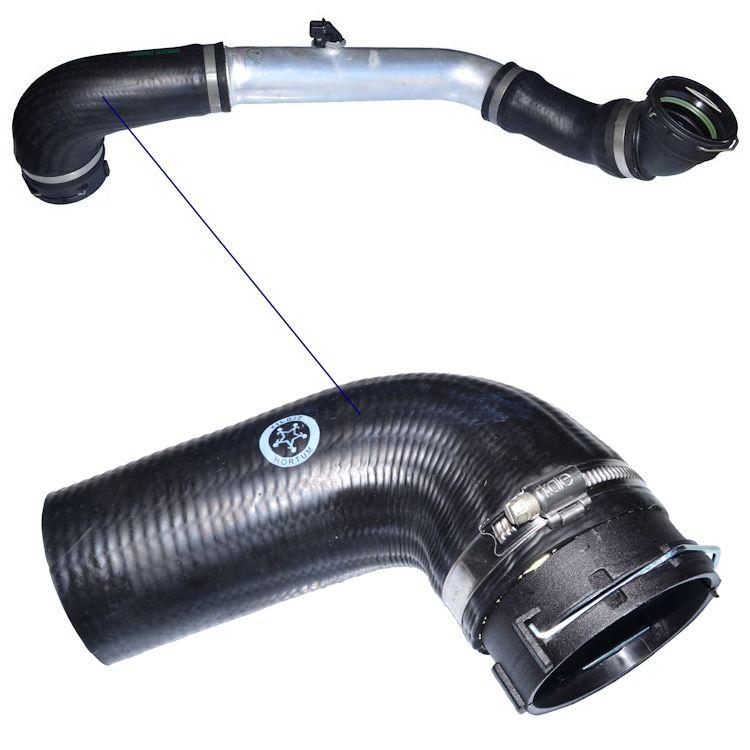 Патрубок турбонаддува нижній BMW E60, E61 11617790090, фото 1