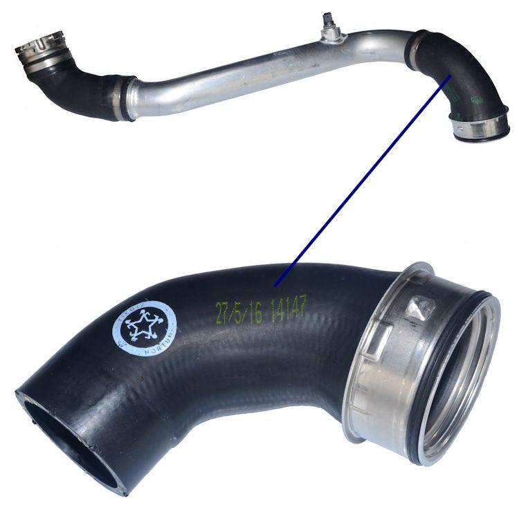 Патрубок турбіни нижній BMW E53 11617799395