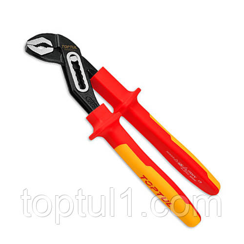 Кліщі переставні ізольовані 10" 1000V VDE TOPTUL DGCE2210