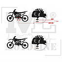 Підніжки KTM/Husqvarna/GasGas TPI Low Titane S3 Curve, фото 3