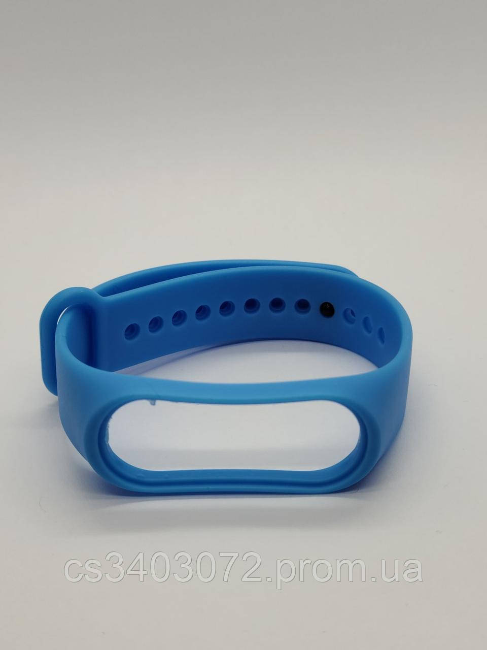 Блакитний ремінець для фітнес браслетів Xiaomi Mi Band 3/4