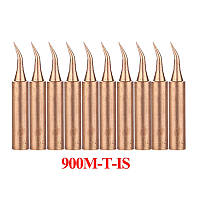 Набор жал 900M-T-IS медных для паяльника и паяльных станций Hakko, Lukey, Аtten, 936, 937, 938, 969, 852D