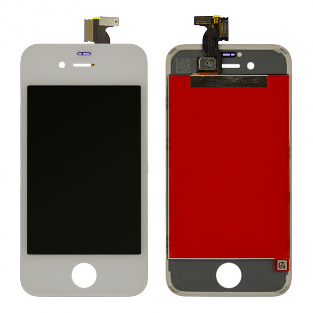 Дисплей для iphone 4s | 4gs з сенсорним склом (Білий) Оригінал Китай