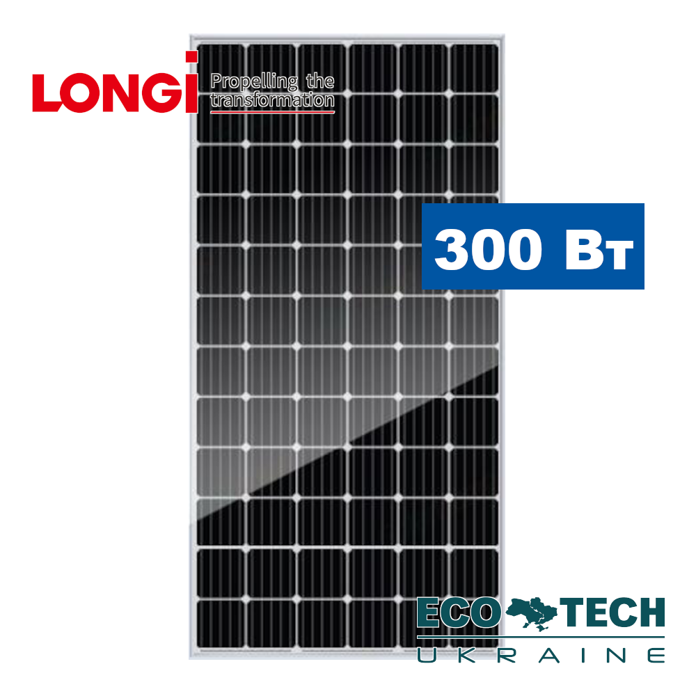 Сонячні батареї Longi Solar LR6-60РЕ 300W PERC монокристалічна 300 Вт 5 BB