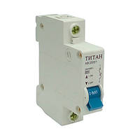 Автоматичний вимикач ТИТАН 1P 10A 6кА 230/400В тип С