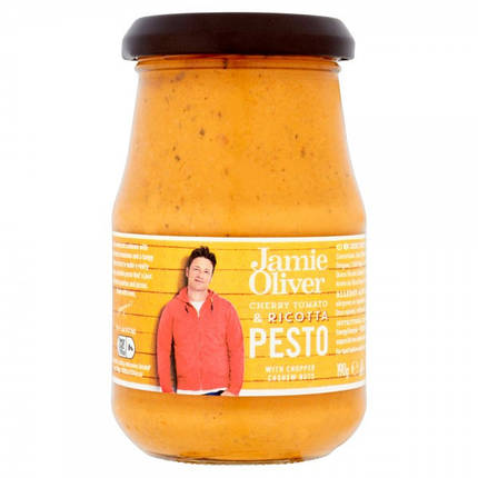 Песто з помідорами чері та сиром рикота Jamie Oliver, 190 г, фото 1