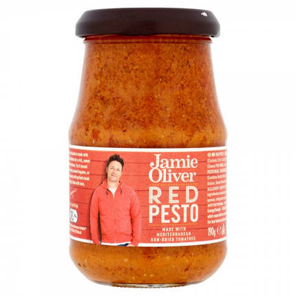 Песто червоне з в'ялених помідорів Jamie Oliver, 190 г, фото 2