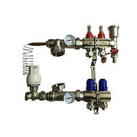 Колектор для тплої підлоги EP в зборі на 2 контури