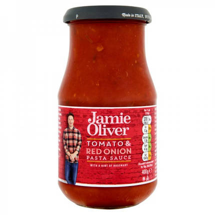 Томатний соус із цибулею та розмарином Jamie Oliver, 400 г, фото 1