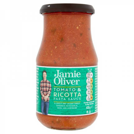 Томатний соус із сиром рикота та базиліком Jamie Oliver, 400 г, фото 1
