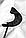 Пеньюар перукарський Neocape білий в смужку накидка кейп, фото 3