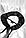 Пеньюар перукарський Neocape білий в смужку накидка кейп, фото 4