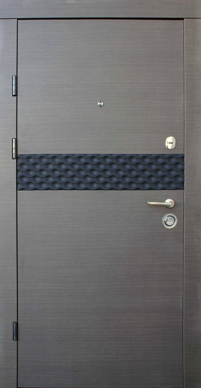Вхідні двері Qdoors Преміум Сіті-М венге сірий горизонт