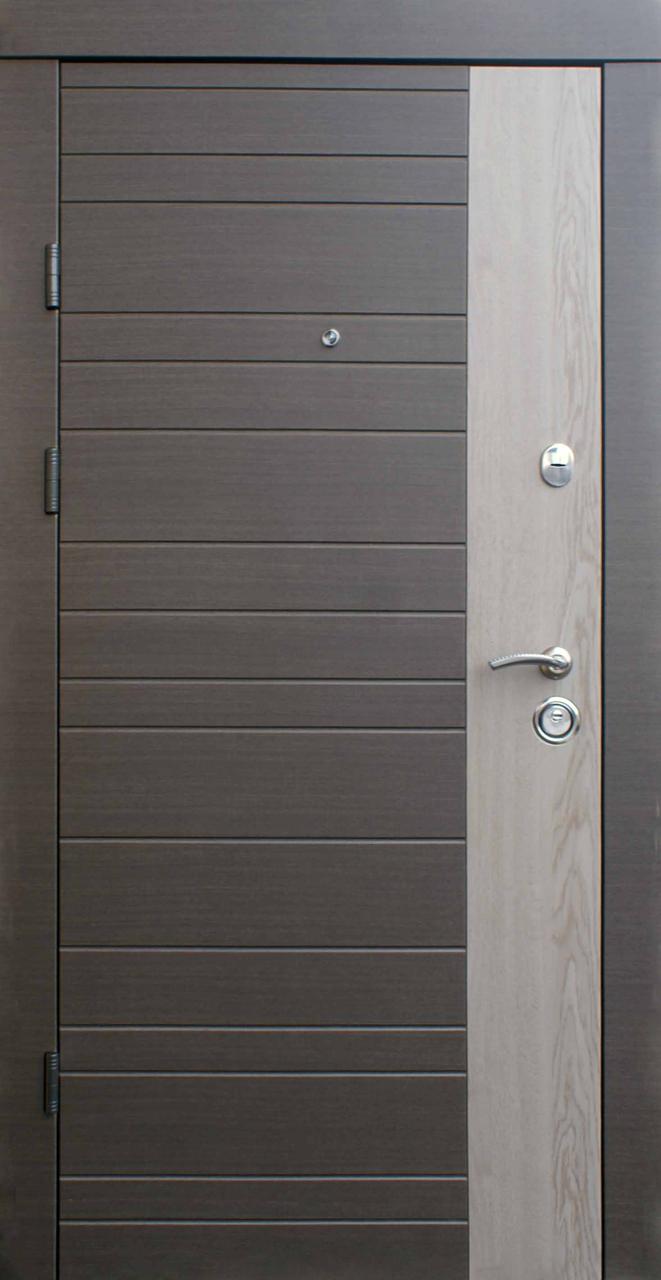 Вхідні двері Qdoors Преміум Альт-М венге сірий горизонт/дуб флориду