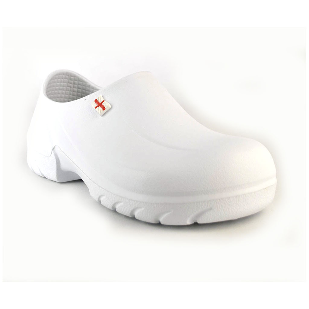 Непромокальні водонепроникні черевики з піни литі медичні білі сабо
