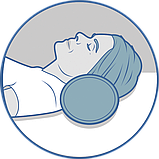 Валик 50х19 см для шиї та ніг J2522 Оліві Україна, фото 4