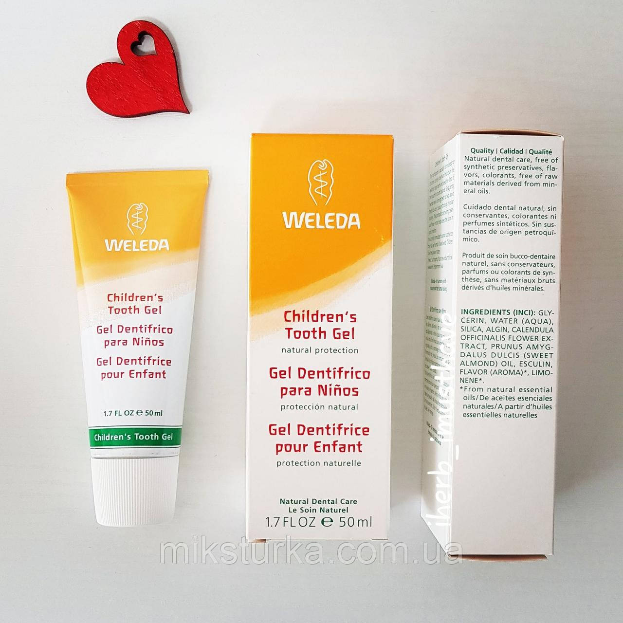 Детский зубной гель (паста) Weleda от iHerb