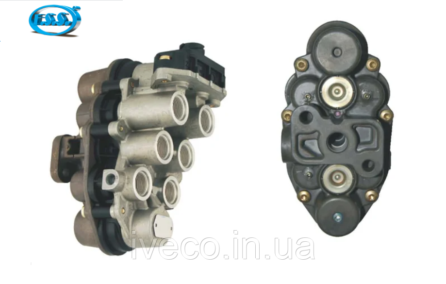 Кран шестиконтурний DAF XF95 XF105 CF AE4528 AE4529 ДАФ 1607416 1612054 RX03.14.005 клапан розвантажувальний