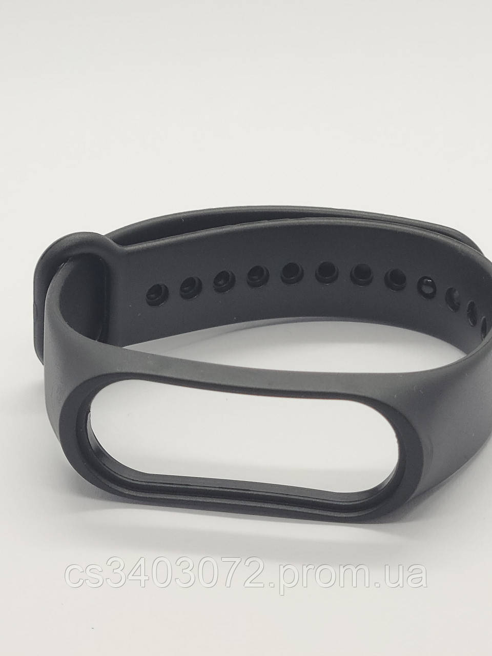 Чорний ремінець для фітнес браслетів Xiaomi Mi Band 3/4