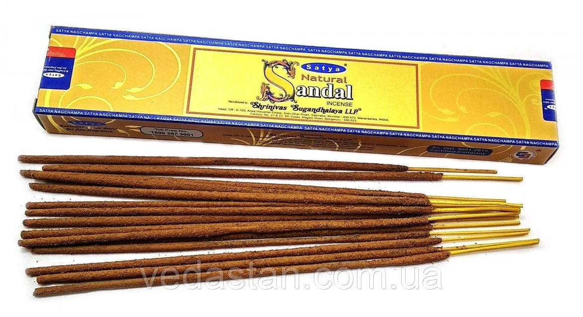 Запашні палички Natural Sandal Натуральний Сандал (15gm)