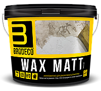 Воск для штукатурки Wax Matt TM Brodeco 3л