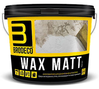 Віск для штукатурки Wax Matt TM Brodeco 3л