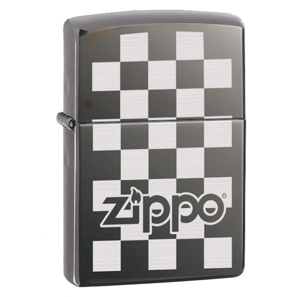 Запальничка Zippo Checkerboard Black Ice 324678