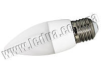 Світлодіодна лампа E27 C37 4Вт свічка 220V 4000к