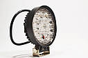 Світлодіодна LED кругла фара робоча 27W/60° 27Вт,(3Вт*9ламп) Вузький промінь, фото 5