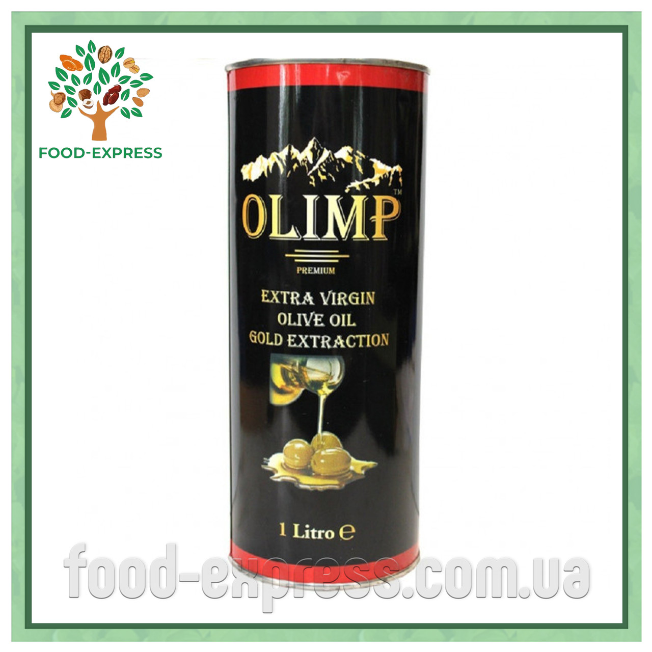 Оливкова олія Olimp Extra Virgin Olive Oil Gold Extraction рафінована, 1л