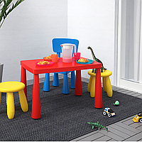 Комплект (стіл + стільчик), стол, стол детский, стул, Mammut IKEA, маммут, ИКЕА