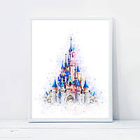 Плакат Disney Castle формат А3 без рам