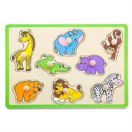 Пазл-вкладиш Viga Toys "Звірята" (50019)