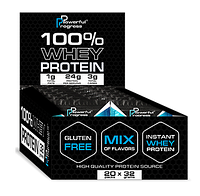 Порційний протеїн Powerful Progress 100% Whey Protein Mega Box 20пак х 32гр