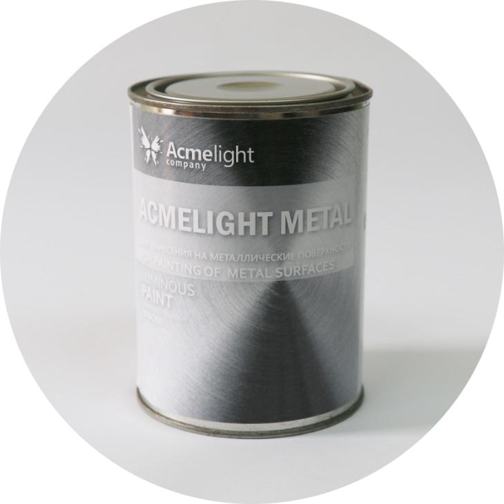 Светящаяся краска AcmeLight Metal 1,5 л