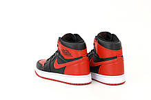 Чоловічі кросівки Nike Air Jordan. White Black Red. ТОП Репліка ААА класу., фото 2