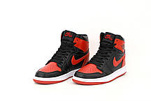 Чоловічі кросівки Nike Air Jordan. White Black Red. ТОП Репліка ААА класу., фото 3