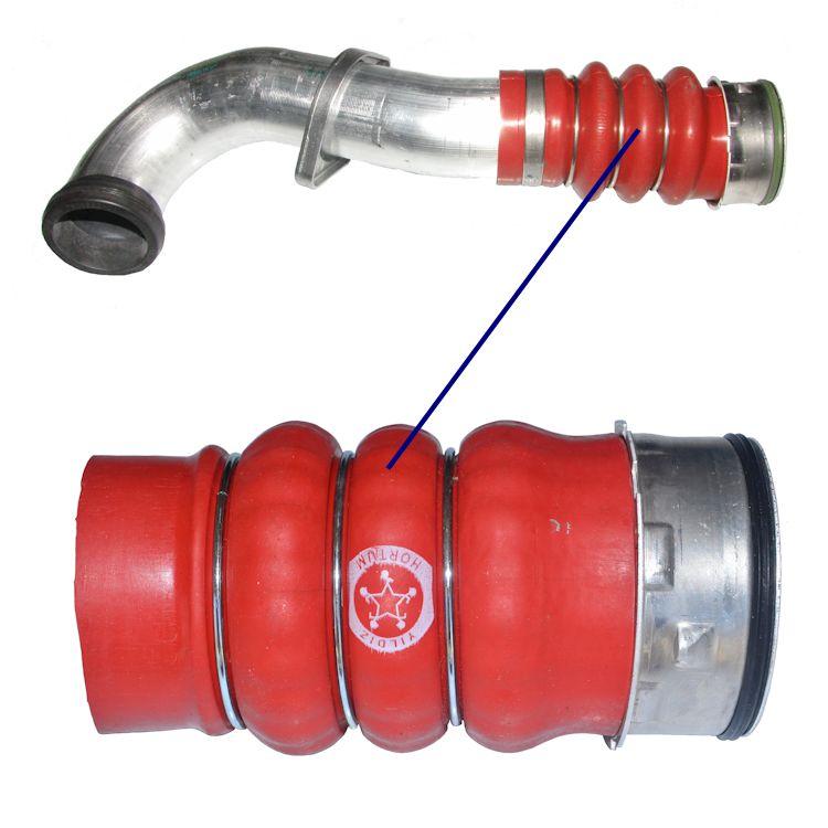 Патрубок інтеркулера BMW E90, E91, E93, E93 11617796303, фото 1