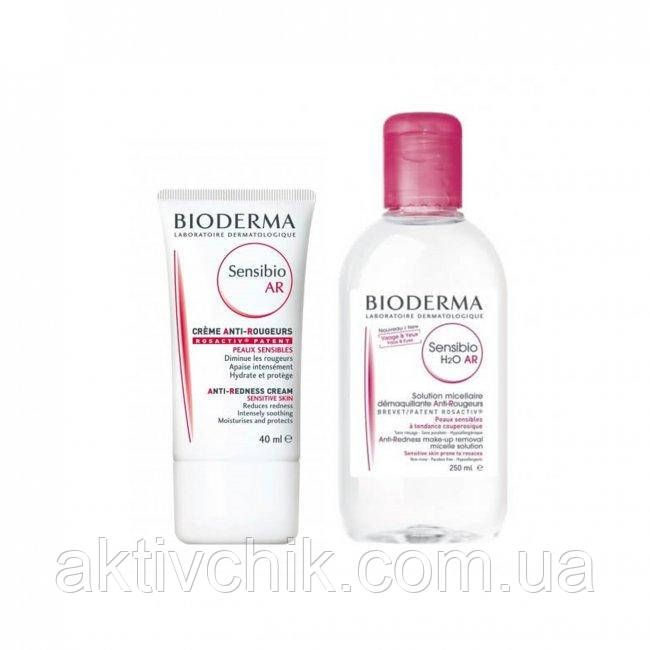 Набір крем Bioderma Sensibio AR 40ml + міцелярна вода Sensibio H2O 250ml