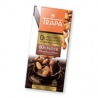 Шоколад Trapa с миндалем (без сахара), 175г